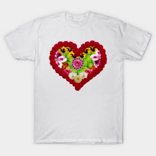 Heart of flowers T-Shirt